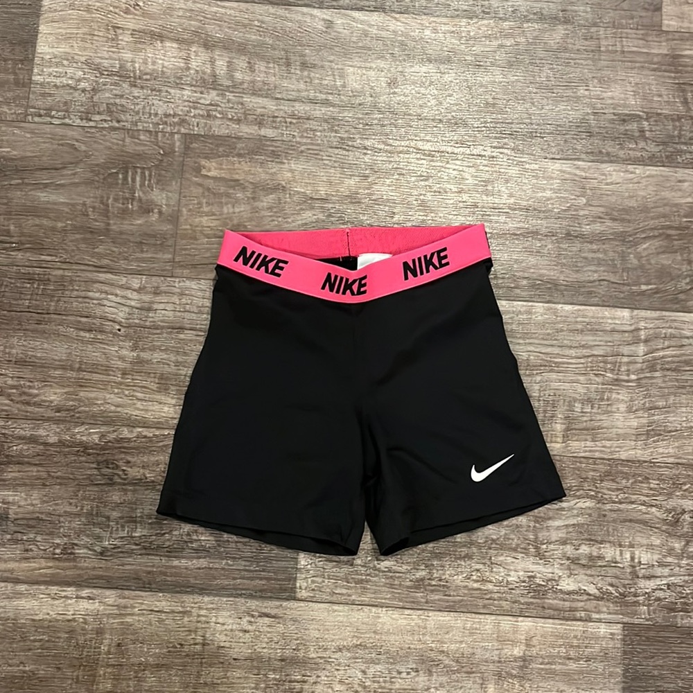 Women’s Nike spandex, black and pink, size medium